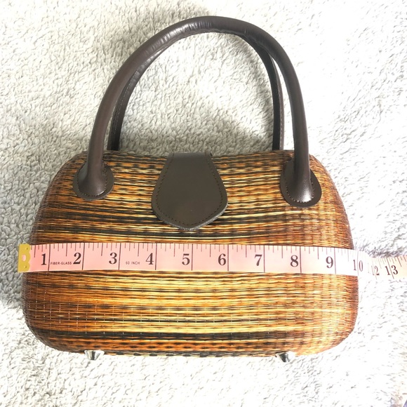 CUTE STRUCTURED STRAW HANDBAG FOR SUMMER - Picture 4 of 6